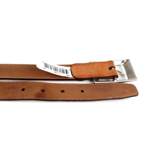 Tommy Bahama Spain TAN BROWN GENUINE LEATHER 1 1/8"Wd STRAW BRAIDED BELT M (D88 - Picture 12 of 12